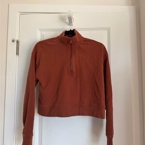 Fabletics Women's Cowl Neck Sweater in Rust